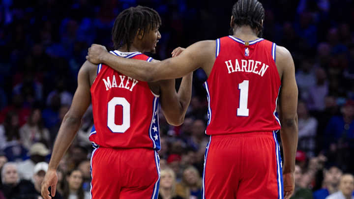 Tyrese Maxey, Shake Milton Feel for James Harden