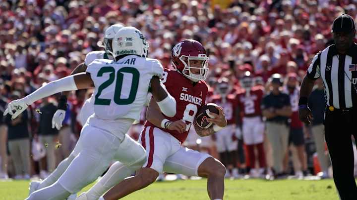 Oklahoma Can't Rein in Mistakes Early, Can't Stop Baylor Late