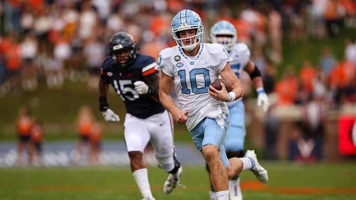 Drake Maye strengthens case for Heisman against Virginia Drake Maye strengthens case for Heisman against Virginia