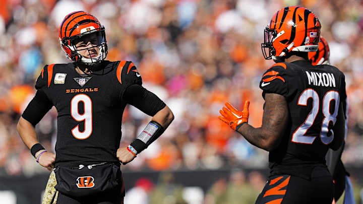 Watch: Joe Burrow and Joe Mixon Celebrate Bengals' Victory Over Panthers