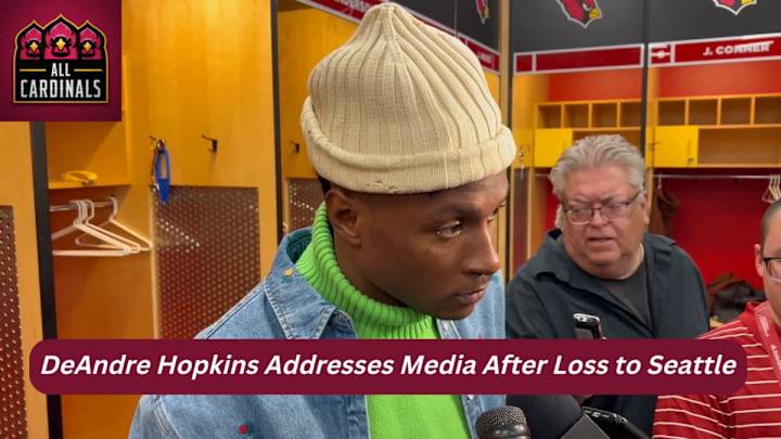 DeAndre Hopkins Addresses Reporters After Loss to Seahawks DeAndre Hopkins Addresses Reporters After Loss to Seahawks