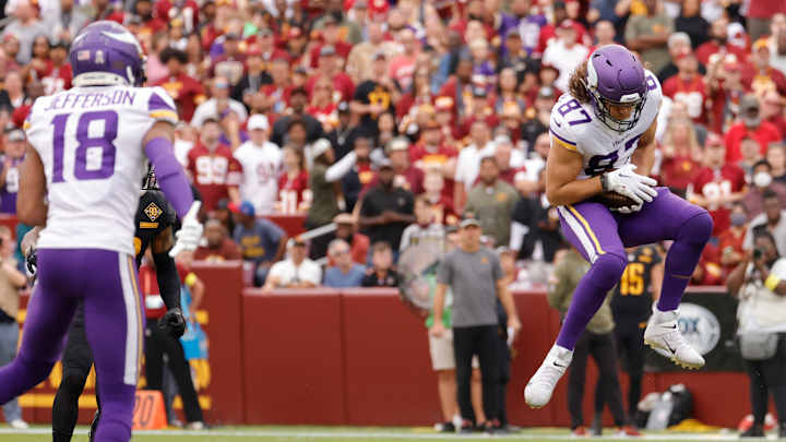 Vikings Snap Counts vs. Commanders: T.J. Hockenson's Remarkable Debut