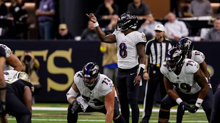 Lamar Jackson Took Most Time to Scan the Field in Week 9