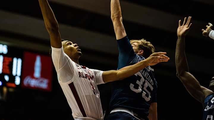 Blue Collar Toughness Showed Up When Shots Weren't Falling for Alabama Basketball Blue Collar Toughness Showed Up When Shots Weren't Falling for Alabama Basketball