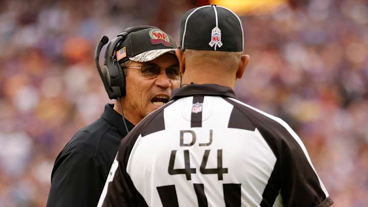 Commanders Coach Ron Rivera Says NFL Officials Got Crucial Penalty Wrong
