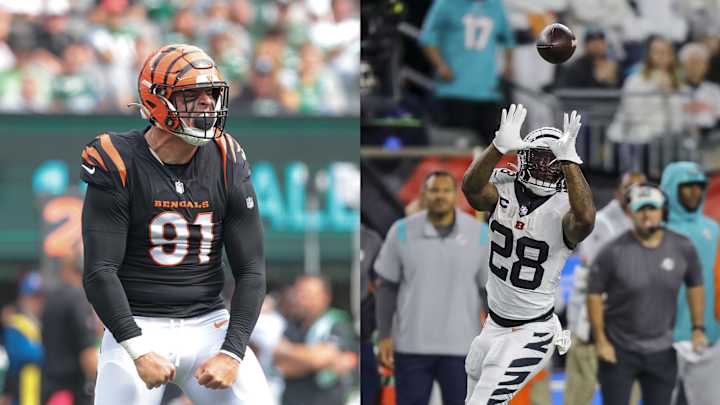 Watch: Joe Mixon Jokes With Trey Hendrickson Over Dropped Interception