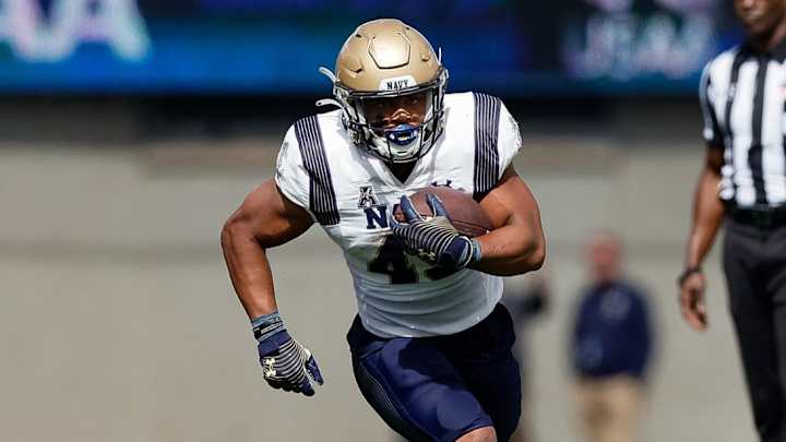 Navy Depth Chart vs Notre Dame