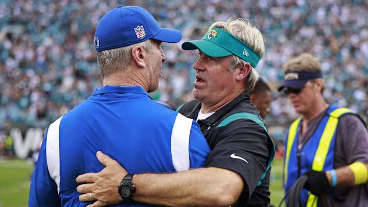 Jaguars' Doug Pederson Reacts to Colts Firing Frank Reich Jaguars' Doug Pederson Reacts to Colts Firing Frank Reich