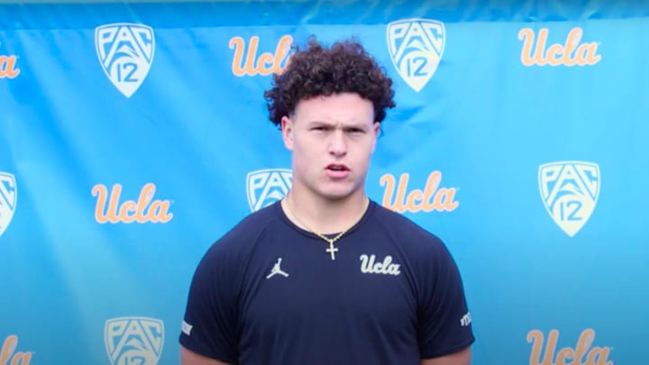 WATCH: Kain Medrano Talks Injuries, UCLA Football Facing Arizona