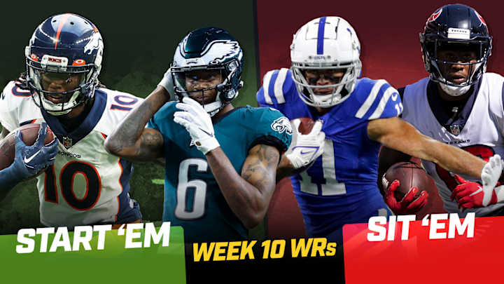 Start 'Em, Sit 'Em Wide Receivers Fantasy Football Week 10: Olave All The Way Start 'Em, Sit 'Em Wide Receivers Fantasy Football Week 10: Olave All The Way