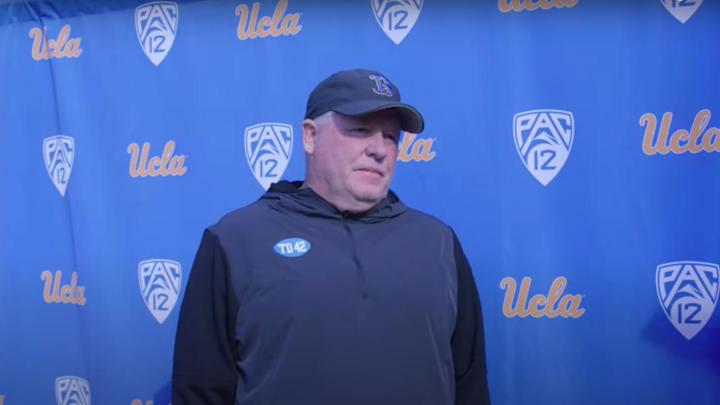 WATCH: Chip Kelly on CFP Rankings, UCLA Preparing For Arizona