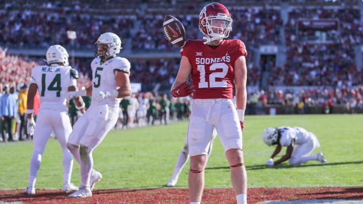 Why Oklahoma WR Drake Stoops Says There's Still 'a Lot Left to Play For' Why Oklahoma WR Drake Stoops Says There's Still 'a Lot Left to Play For'