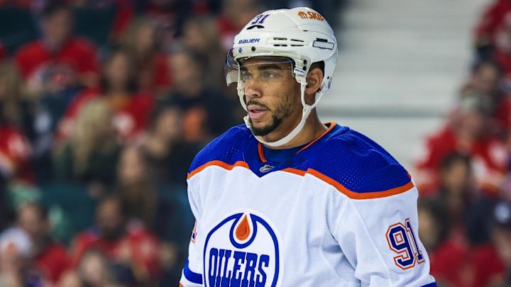 Oilers’ Evander Kane Out 3-4 Months After Gruesome Injury