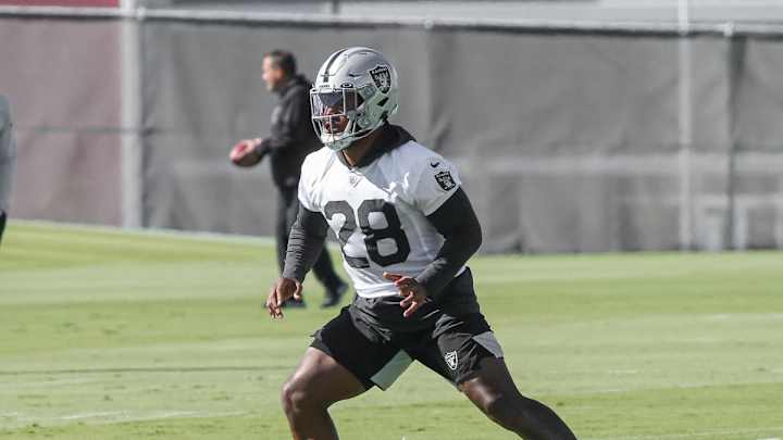 From the Raiders' Locker Room:  RB Josh Jacobs