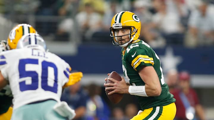 Aaron Rodgers Injures Thumb On Strip-Sack? LOOK: Cowboys at Packers Aaron Rodgers Injures Thumb On Strip-Sack? LOOK: Cowboys at Packers