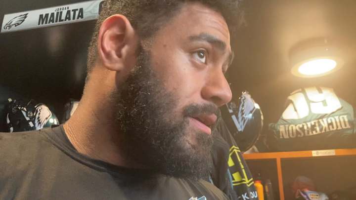 Jordan Mailata Out for Redemption After Allowing Two Sacks in Houston