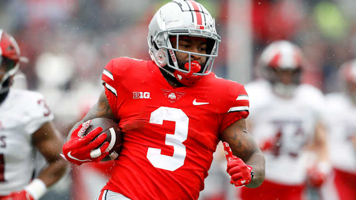 Miyan Williams injury: Ohio State running back carted off vs. Indiana
