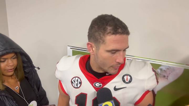 WATCH: Stetson Bennett Talks Georgia's Win over Mississippi State