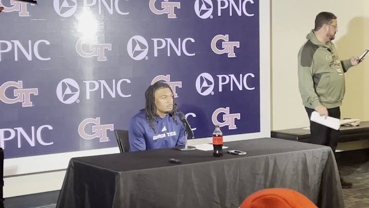 Watch: Georgia Tech Wide Receiver Nate McCollum Speaks After Loss to Miami
