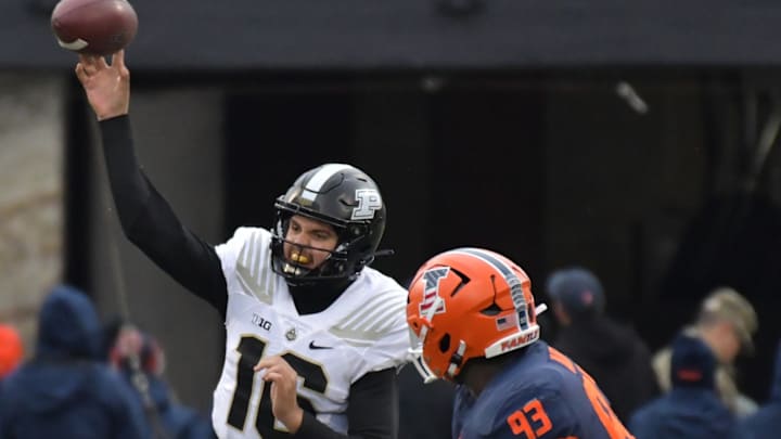 Purdue Quarterback Aidan O'Connell Named Finalist for 2022 Burlsworth Trophy