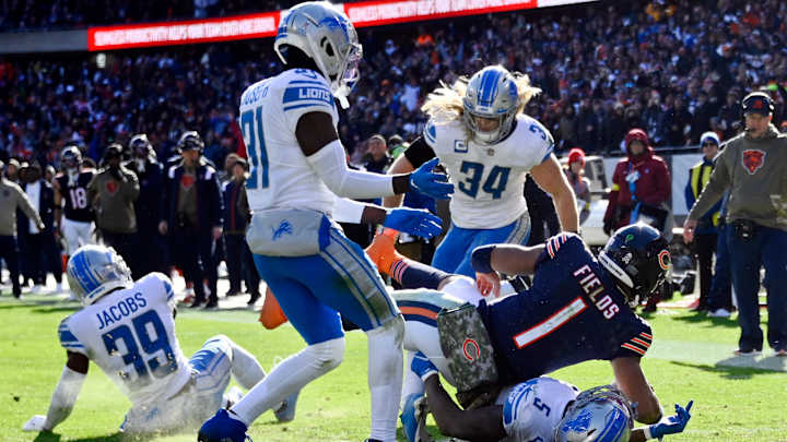Lions Defense Finally Corrals Justin Fields