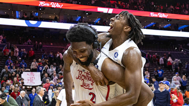 Tyrese Maxey Confident Joel Embiid is Hitting a 'Groove' Tyrese Maxey Confident Joel Embiid is Hitting a 'Groove'