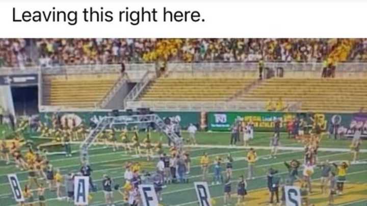 Dear Opponent:  Baylor