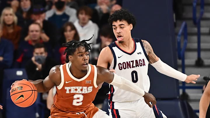 No. 11 Longhorns vs. No. 2 Gonzaga: Live In-Game Updates