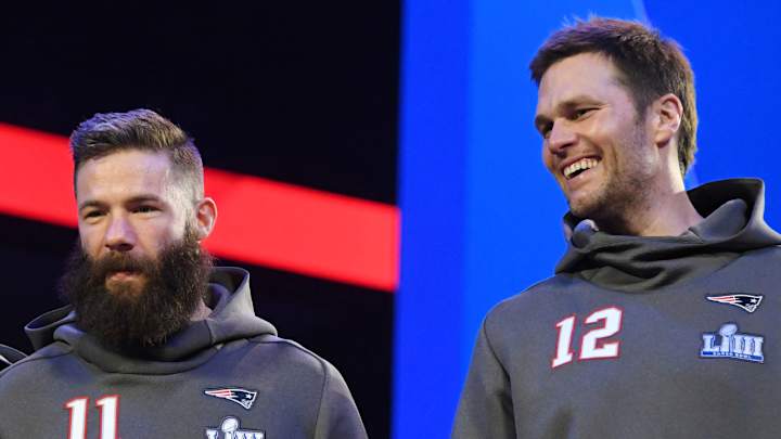 Tom Brady, Julian Edelman Joke About Their Futures Playing Shuffleboard
