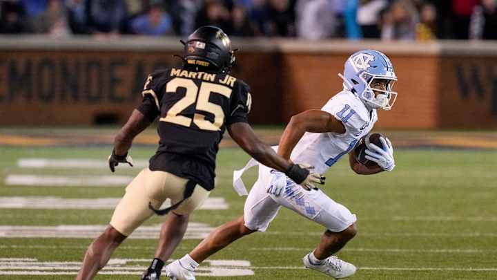 Josh Downs' case to be a Biletnikoff semifinalist