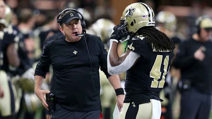 Saints’ Kamara Disputes Report About Sean Payton Speaking to Team