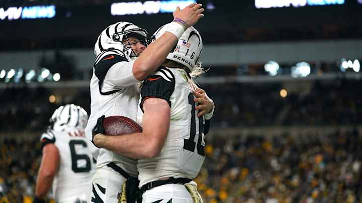 Watch: Bengals Celebrate in Locker Room Following 37-30 Win Over Steelers