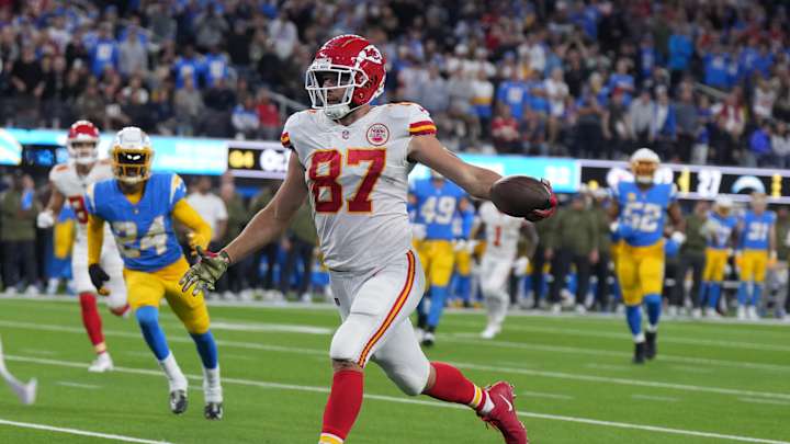 Chargers Can't Contain Travis Kelce, Leading to 30-27 Loss vs. Chiefs
