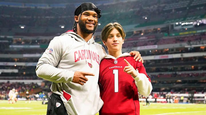 Cardinals’ Kyler Murray Meets Boy He Inspired During Cancer Fight