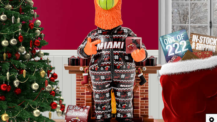Company Releases Miami Heat Mascot Holiday-Themed Bobblehead