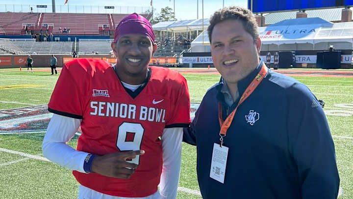 Michael Penix Jr. Has Good First Day at Senior Bowl in Alabama
