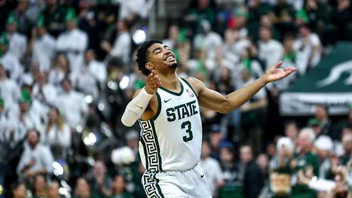 Michigan State's Jaden Akins Comes Alive In Career-Night vs. Wolverines