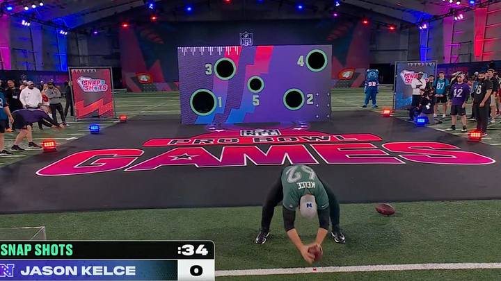 Jason Kelce’s Stubborn Long-Snapping Was the Highlight of Night 1 of the Pro Bowl Games