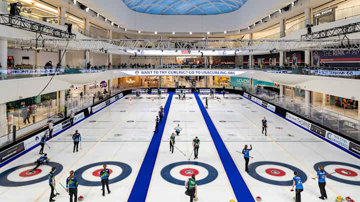Curling Playoffs Loom at “Unique” Mall Venue