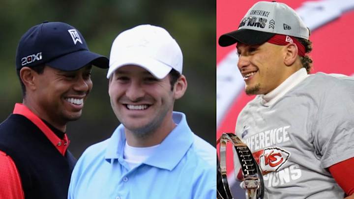 Patrick Mahomes, Tiger Woods and Tony Romo?! Dallas Cowboys Ex Responds to CBS Criticism: 'It's Normal!' Patrick Mahomes, Tiger Woods and Tony Romo?! Dallas Cowboys Ex Responds to CBS Criticism: 'It's Normal!'