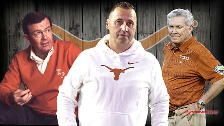 Longhorns Coach Steve Sarkisian's End Goal? 'Be Like Mack Brown and Darrell Royal'