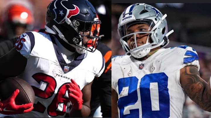 Cowboys Free Agency: Tony Pollard vs. Texans' Devin Singletary; Who's PFF's 'Ideal Fit'?