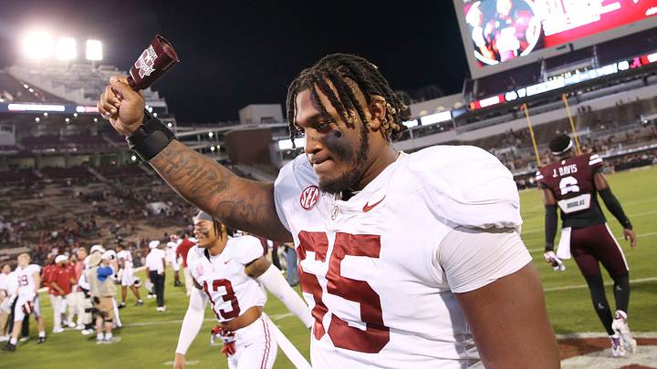 Raiders NFL Draft Prospects: Tackle JC Latham Raiders NFL Draft Prospects: Tackle JC Latham