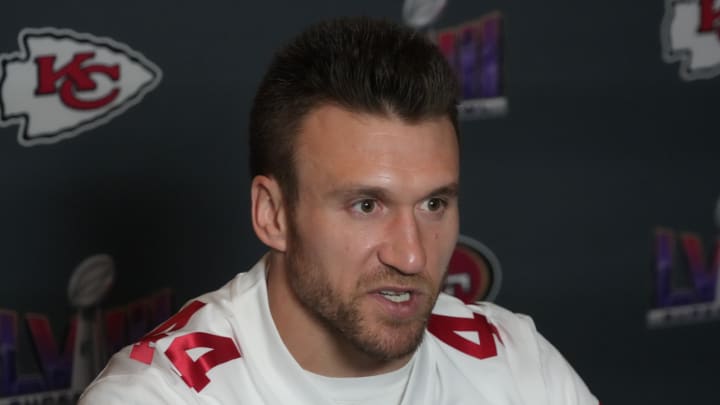 49ers’ Kyle Juszczyk Says He and His Wife Are Putting Taylor Swift Fandom on Pause This Week