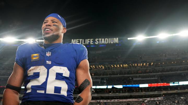 Saquon Barkley Talks New York Giants Future at the Super Bowl