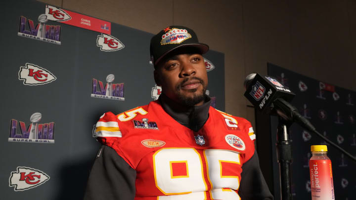 Kansas City Chiefs’ Chris Jones Showing Love To Miami Heat Ahead Of Super Bowl LVIII