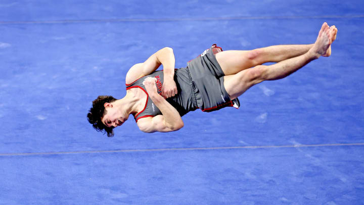 OU Gymnastics: Oklahoma Scores Big in Win over Cal at McCasland Field House OU Gymnastics: Oklahoma Scores Big in Win over Cal at McCasland Field House