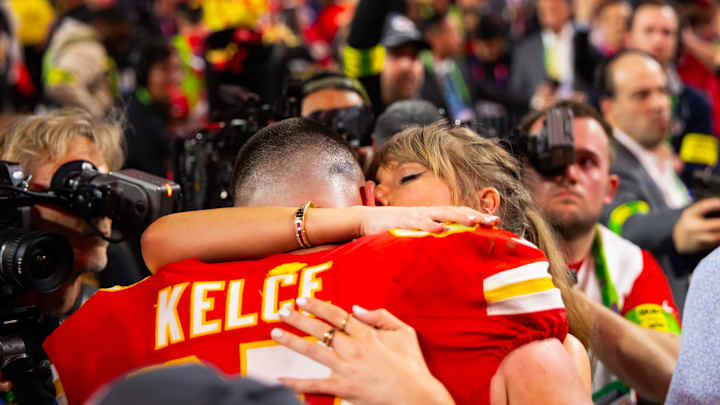 Travis Kelce, Taylor Swift Found Perfect Way to Celebrate Super Bowl Win With One of Her Hit Songs