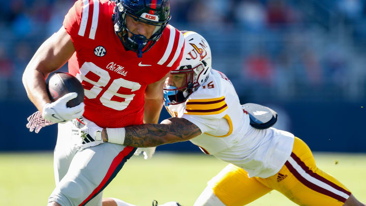 Rebels' Caden Prieskorn Listed As Top 10 Returning TE For 2024 Season Rebels' Caden Prieskorn Listed As Top 10 Returning TE For 2024 Season