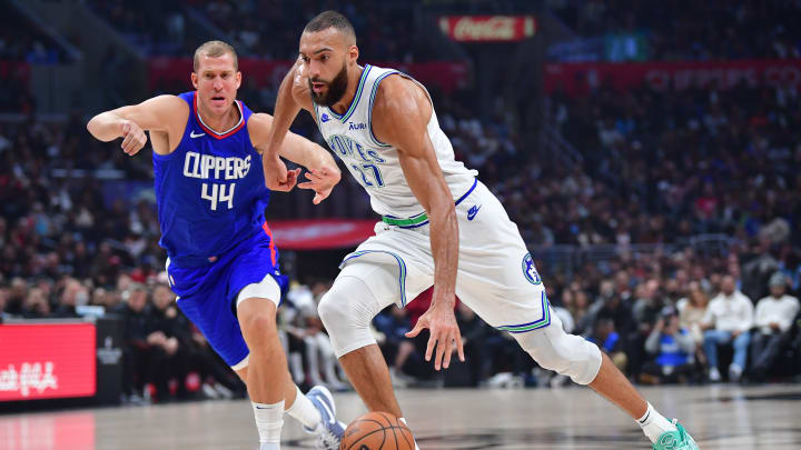 Rudy Gobert 'cussed out' Wolves at halftime of blowout win over Clippers